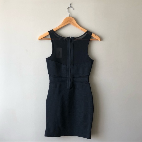 Forever 21 bandage and mesh bodycon dress (Small) - Picture 2 of 4